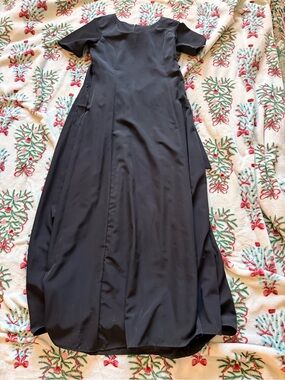 Cousins concert orchestra floor length dress with tie at the waist